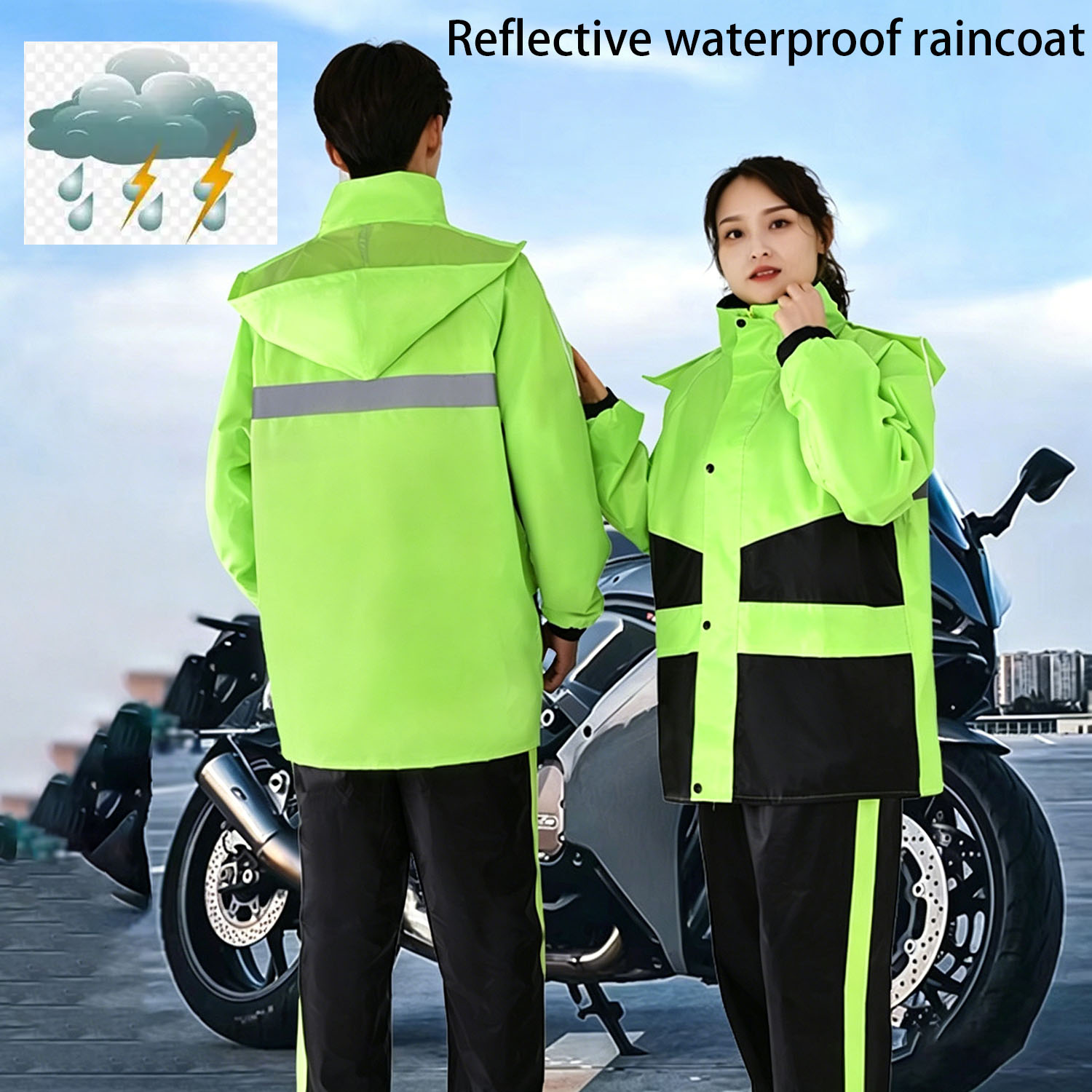 Motorcycle Gear For Woman - Combinaisons de pluie pour moto, imperméables,