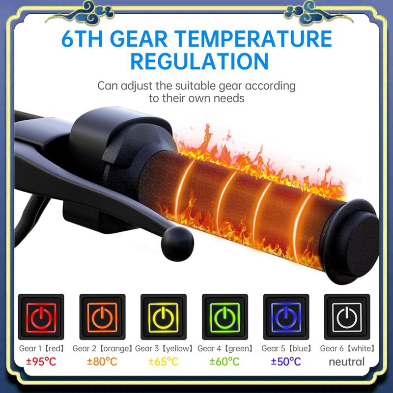 Poignées chauffantes pour moto - Handlebar Grip Heated avis et prix