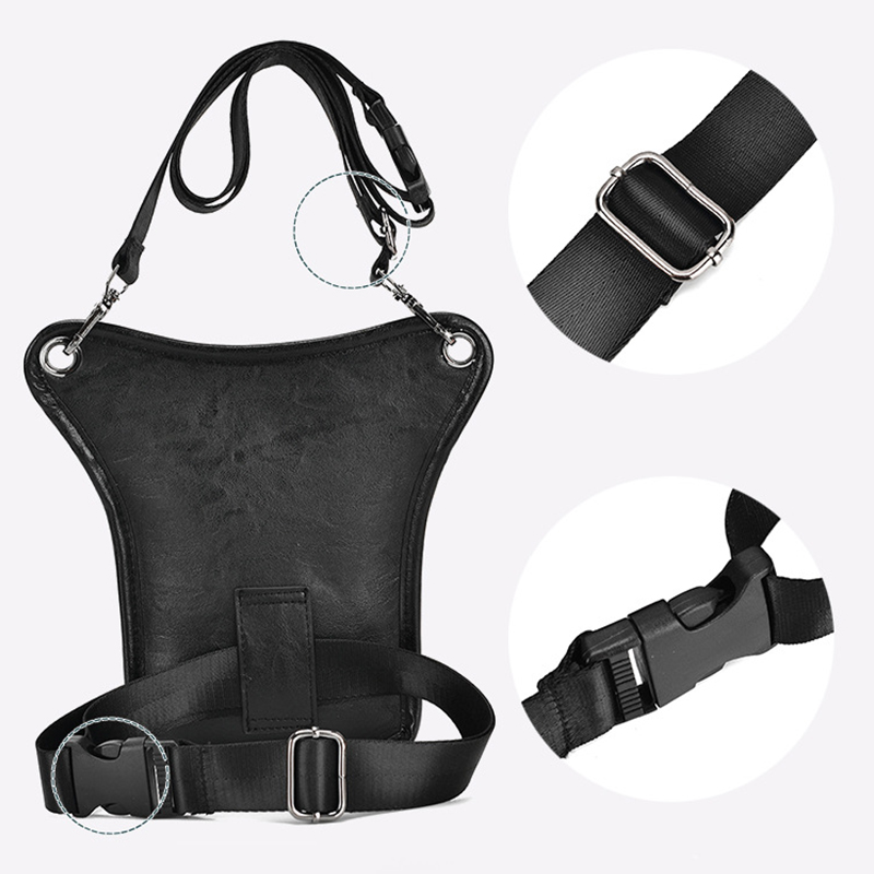 Sac de taille Vintage en cuir  - Motorcycle Gear Backpack avis et prix